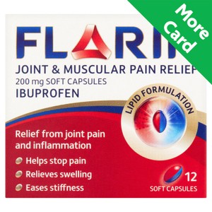 Flarin Joint & Muscular Pain Relief 200Mg Ibuprofen Soft Capsules | Morrisons