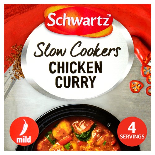 Schwartz Slow Cookers Chicken Curry Recipe Mix