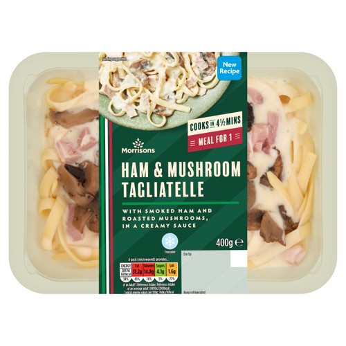Morrisons mushroom ham tagliatelle