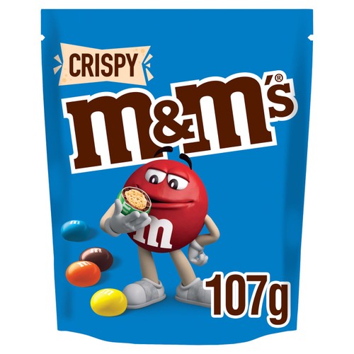 M&Ms M&M's Crispy Milk Chocolate Bites Pouch Bag