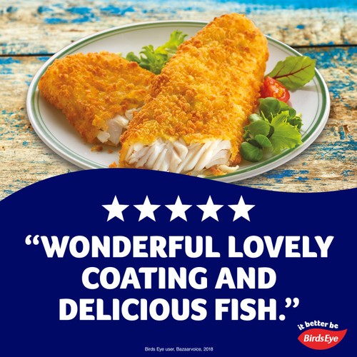 Birds Eye 2 Breaded Gluten Free Fish Fillets 250g