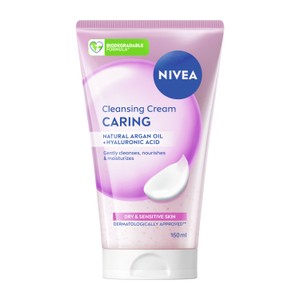 NIVEA Gentle Cream Face Wash for Dry Skin