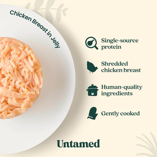 Untamed Chicken Breast In Jelly Cat Food 