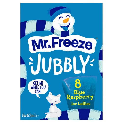 Mr Freeze Jubbly Blue Raspberry 8x62ml