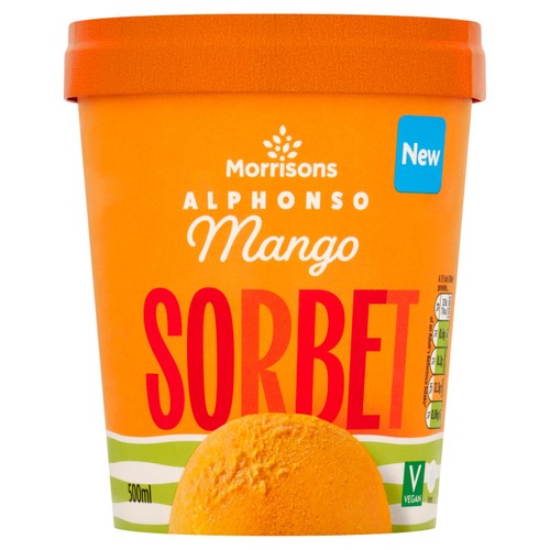 Morrisons mango sorbet