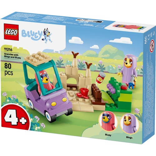 Lego Bluey Grannies With Bingo And Bluey 11216