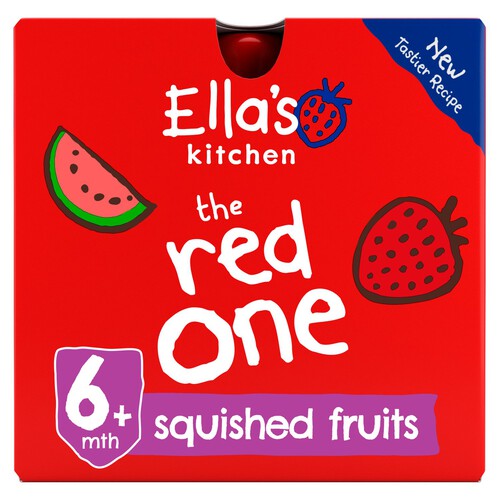 Ella's Kitchen The Red One Smoothie Multipack Baby Food Pouch 6+ Months