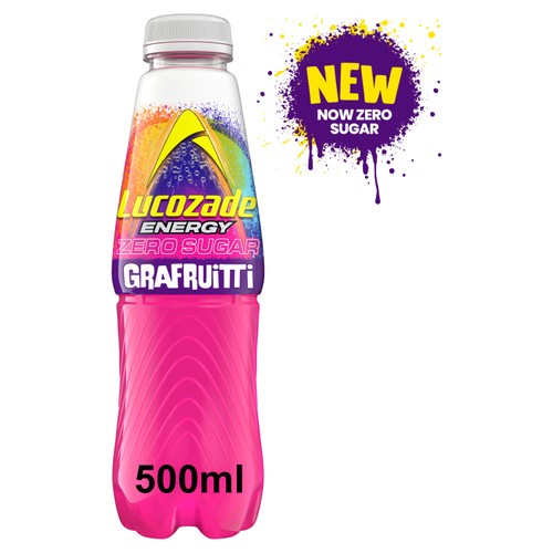 Lucozade Energy Zero Grafrutti 