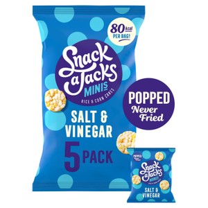 Snack a Jacks Sour Cream & Chive Multipack Rice Cakes Crisps 5x19g