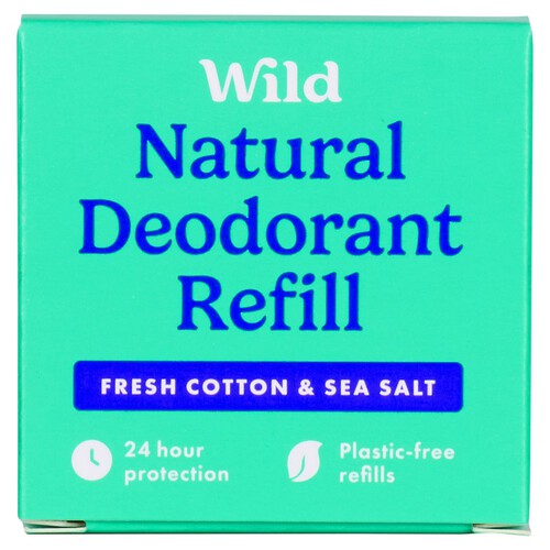 Wild Fresh Cotton & Sea Salt Deodorant Refill 