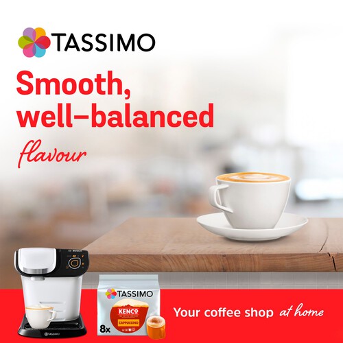 Tassimo Kenco Cappuccino Coffee Pods x8 Morrisons Online Groceries Offers