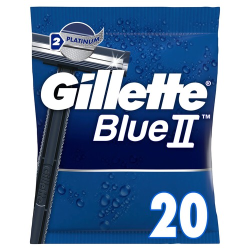 Gillette Blue Disposable Razors 20 pack