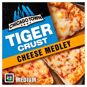 PIZZA TIGER 英語版 PM £3.50 Chicago Town Tiger Crust Pepperoni Pizza - Consort