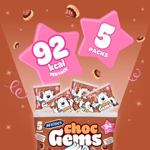 McVitie's Iced Gems Chocolate Multipack Biscuits