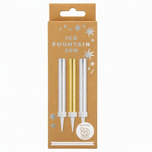 Mad Party Ice Fountain 3 Pack