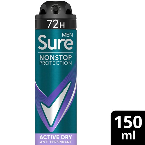 Sure For Men Active Dry Anti Perspirant Nonstop Deodorant