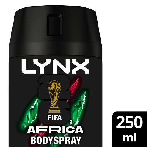 Lynx Africa Body Spray Deodorant 250ml