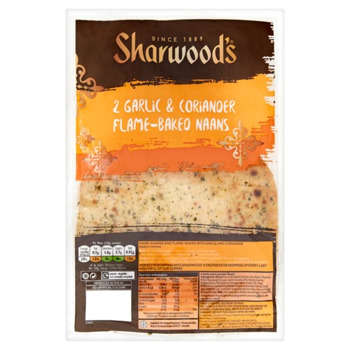 Sharwood's Garlic & Coriander Naans