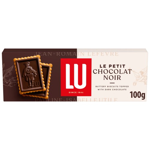 Lu Le Petit Chocolat Noir Biscuits  100g