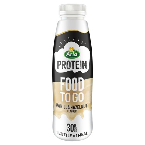 Arla Protein Food To Go Vanilla Hazelnut Meal Replacement Shake 500ml