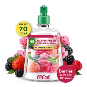 Air Wick Active Fresh Berries & Peach Blossom Refill 228ml