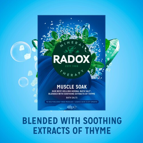 Radox Muscle Soak Bath Therapy Herbal Bath Salts The Original