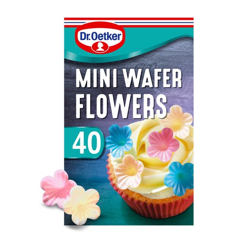 Dr. Oetker 40 Mini Wafer Flowers