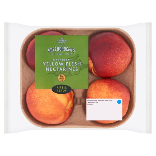 Morrisons Ready to Eat Yellow Flesh Nectarines 4 Pack