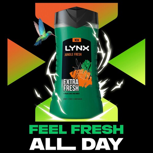 Lynx Bodywash Shower Gel Jungle Fresh