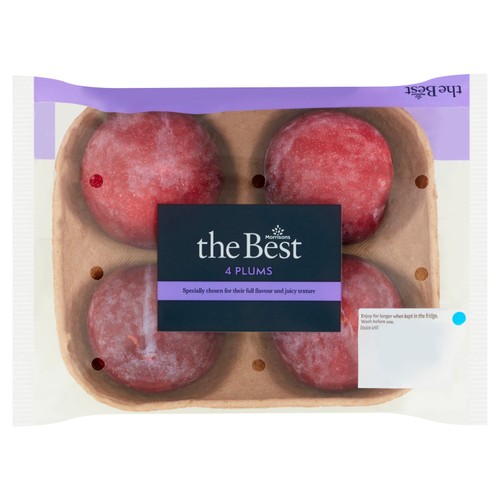 Morrisons The Best Premium Plums 4 Pack