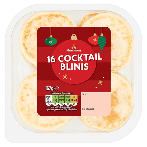 Morrisons 16 Cocktail Blinis