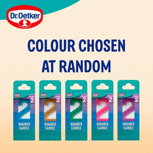 Dr. Oetker Number 2 Candle