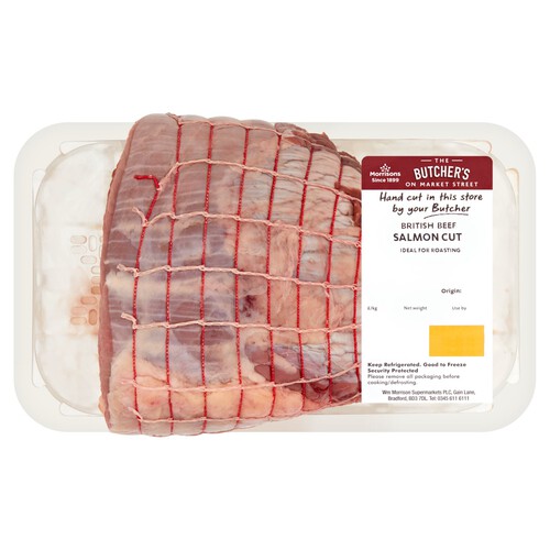 Market Street British Prime Salmon Cut Silverside Joint