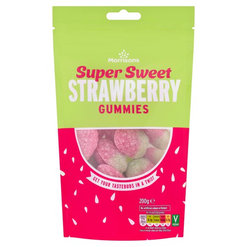 Morrisons Vegan Strawberry Jellies 