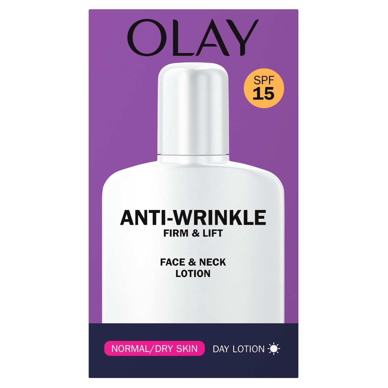 Olay Anti-Wrinkle Firm & Lift Daily Face & Neck Moisturiser SPF 15