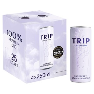 TRIP CBD Infused Raspberry Orange Blossom 