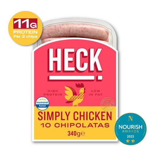 Heck Simply Chicken Sausages 