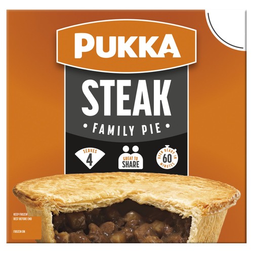 Pukka Steak Family Pie 650g