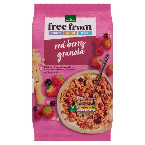Morrisons Free From Red Berry Granola 