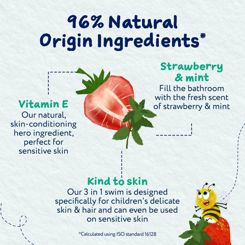 Childs Farm 3 In 1 Swim Strawberry & Organic Mint