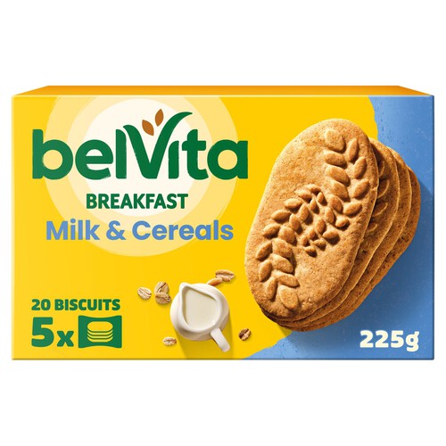 BelVita Breakfast Biscuits Milk & Cereals 5 Pack