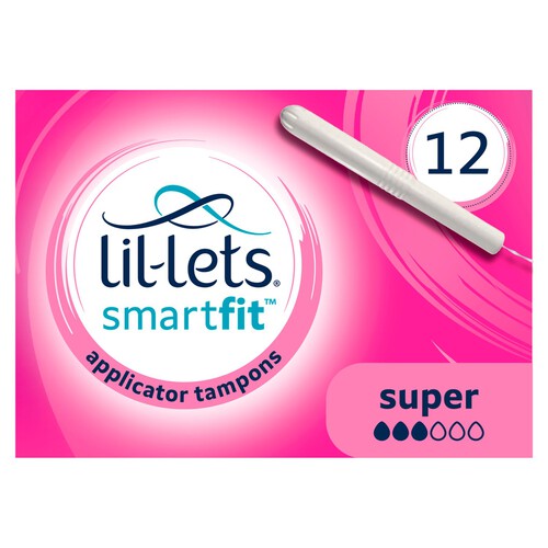 Lil-Lets Cardboard Applicator Tampons Super 