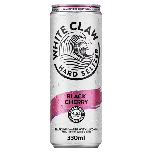 White Claw Hard Seltzer Black Cherry