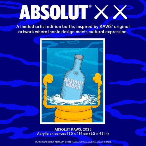 Absolut Blue Original Swedish Vodka 70CL