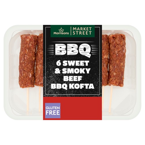 Morrisons British Bbq Beef Kofta 340G