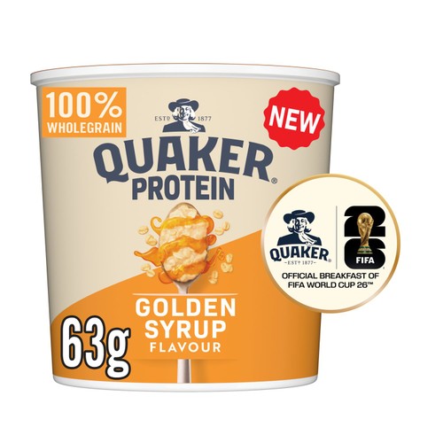 Quaker Oat So Simple Protein Golden Syrup Porridge Pot