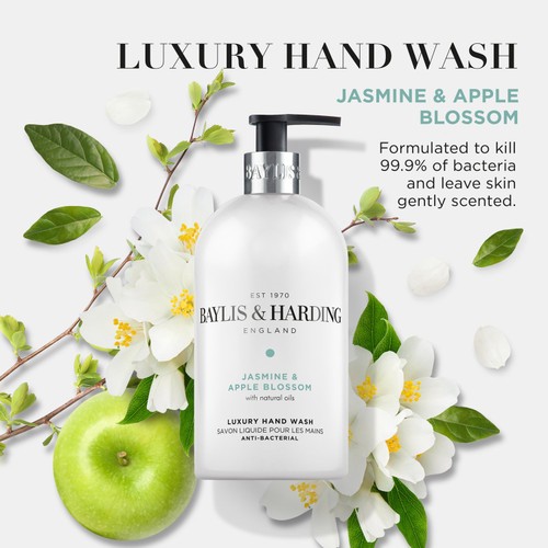 Baylis & Harding Antibacterial Hand Wash Jasmine & Apple Blossom