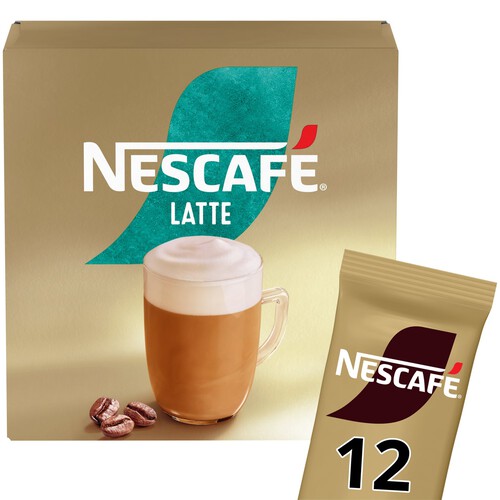 Nescafe Gold Latte Instant Coffee 12 x Sachets