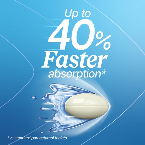 Panadol Paracetamol 500mg Liquid Capsules 16 Capsules