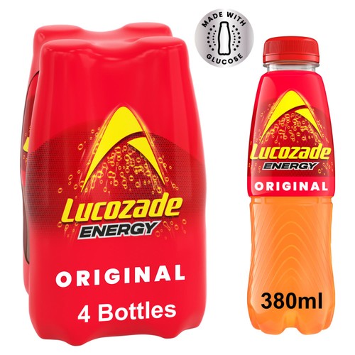 Lucozade Energy Drink Original 4 Pack